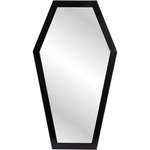 Miroir décoratif ovale/circulaire en bois de style gothique pour Halloween/Pâques/Saint-Valentin, décoration murale pour chambre à coucher et salle de bain - Product Image 4