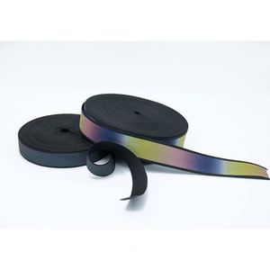 Customized High Visibility Reflective Polyester Webbing Sewing Textile Accessories - Product Image 6