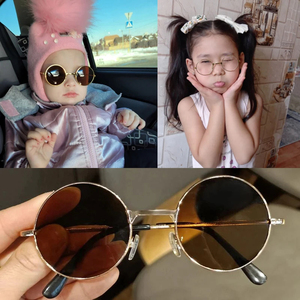 Nuevas gafas de <span class=keywords><strong>sol</strong></span> redondas para niños, gafas de <span class=keywords><strong>sol</strong></span> Vintage bonitas para niñas, gafas de <span class=keywords><strong>sol</strong></span> para niños, gafas de <span class=keywords><strong>sol</strong></span> redondas con flores para bebés y niños, gafas de <span class=keywords><strong>sol</strong></span> UV400 - Product Image 6