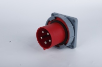 Prise industrielle étanche SFE de haute qualité, IP67, panneau rouge, étanche, 220v 380v 63a, prise électrique en plastique avec trou