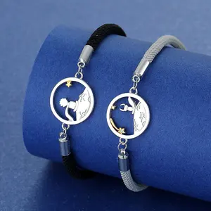 Little Prince e Fox Casais Pulseiras para Namorado e Namorada Melhor Amigo Pulseiras