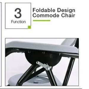 Chaise de toilette pliable pour personnes âgées à usage domestique, chaise de douche pour femmes enceintes, chaise longue, chaise de toilette pour usage hospitalier - Product Image 3