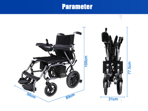 <span class=keywords><strong>Fauteuil</strong></span> <span class=keywords><strong>roulant</strong></span> électrique haute performance, batterie au plomb-acide 24V, pneus pleins de 8 à 12 pouces, siège anti-escarres 3D - Product Image 5