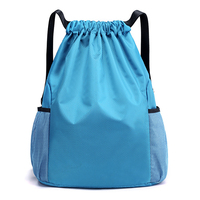 Sac à dos en polyester imperméable OEM Oxford à cordon de serrage, prix de gros