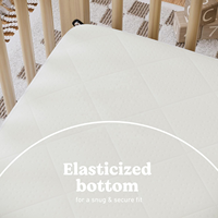 Certification OEKO Couvre-matelas de sécurité en polyester à mémoire de forme en mousse imperméable et anti-mouillage nocturne pour bébé