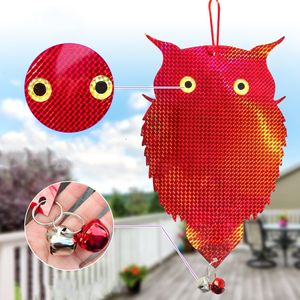 批发双面猫头鹰激光驱鸟器宠物固体反射悬挂脂肪猫头鹰农场动物苍蝇控制 - Product Image 3