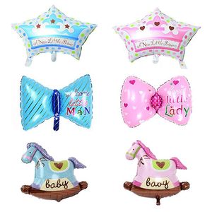 Globo de Aluminio para Baby Shower, Niño o Niña, Azul y Rosa, Revelación de Género, Ecológico, de Dibujos Animados, para Navidad o Pascua - Product Image 3