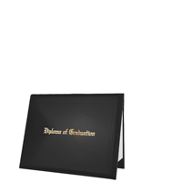Lot de 6 protège-diplômes de remise de diplôme 8,5 x 11 pouces, couvertures de certificat imprimées numériquement laminées, porte-documents en cuir pour lycée
