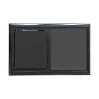 Fenêtre latérale de camping-car fenêtre en verre acrylique Double glaçure avec moustiquaire plissée fenêtre en verre Anti-UV