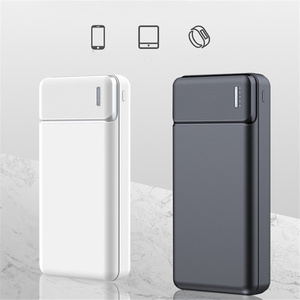 พาวเวอร์แบงค์กลางแจ้งรุ่นใหม่ปี 2022 ชาร์จเร็ว 10000mAh สีดำขาว สำหรับโทรศัพท์มือถือ สำหรับ <span class=keywords><strong>Airpods</strong></span> ช่องเสียบ Micro USB Type-C พร้อมหน้าจอ LED - Product Image 3