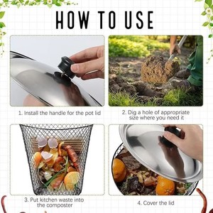 Bac à vermicompost souterrain YuZhongWang en maille métallique expansée avec couvercle en acier inoxydable revêtu et service de découpe - Product Image 6