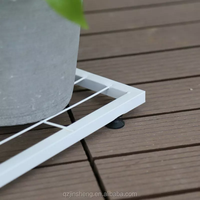 Étagère à plantes multicouche en fer forgé blanc du sol au plafond support intérieur salon balcon décoration jardin application domestique