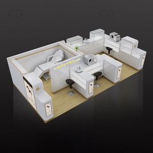 Hiện đại đặc biệt tùy chỉnh sản phẩm các tông sàn hiển thị mỹ phẩm đứng <span class=keywords><strong>kiosk</strong></span> cho trung tâm mua sắm - Product Image 5