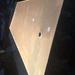 Feuille diffuseur LGP en PMMA acrylique pour rétroéclairage RGB, panneau guide de lumière LED, surface laser transparente, service de découpe CNC, options OEM - Product Image 1