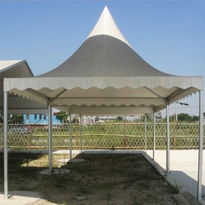 Tenda a Pagoda con Tetto a Punta per Fiere all'Aperto, Stand Espositivo Bianco per Eventi Tecnologici - Product Image 4
