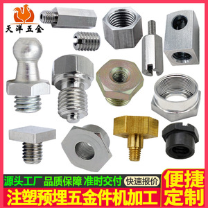 Tianyang Hardware Embedded Nuts Metric Thread Inserts 20mm Machined Parts Stainless Steel Iron Aluminum Brass POM Carbon Steel - Product Image 5