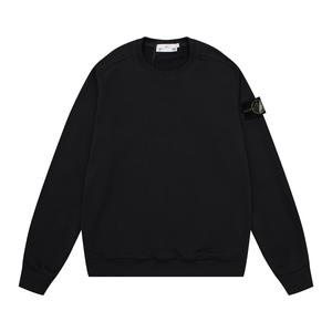 Sweat-shirt classique <span class=keywords><strong>STONE</strong></span> léger en mélange de <span class=keywords><strong>coton</strong></span>, couleur unie, motif cœur, avec badge au col, manches longues, unisexe, <span class=keywords><strong>Island</strong></span> Couple High - Product Image 2