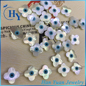 Chất lượng cao giá rẻ giá đặc biệt cắt DIY khắc bốn lá clovers hoa hình dạng mẹ của vỏ ngọc trai - Product Image 5