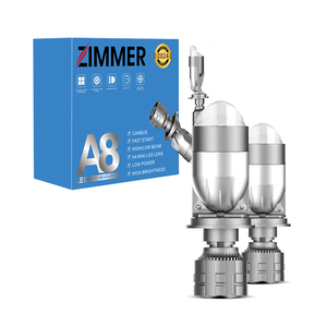 ไฟโปรเจคเตอร์ LED รุ่นใหม่ A8 H4 40W แสงสูง-ต่ำ สองสี ขาว-เหลือง ขนาดเล็ก สำหรับไฟหน้ารถยนต์ ความสว่างสูง - Product Image 6