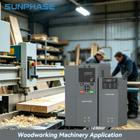 Variateur de fréquence SUNPHASE pour moteur AC, contrôle de vitesse, 220V 4kW monophasé avec contrôle V/F, protection IP20