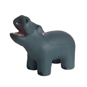 PU Foam Promotional Gifts Hippo Anti Stress <b>Ball</b> Anxiety Reducer Customized Colors Stress <b>Ball</b> Squishy Toys - Product Image 1
