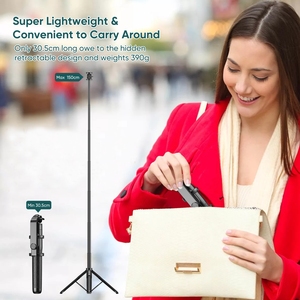 Trípode extensible para teléfono móvil, palo Selfie de 64 pulgadas, todo en uno, con mando a distancia, para iPhone 14/13 - Product Image 5