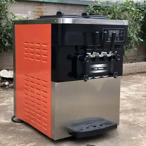 YKF-8228H usine fournissant directement une machine à crème glacée/machine à crème glacée molle à 3 saveurs