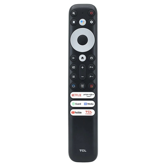 TCL Smart TV RC902V Remote Control Infrared Black Universal Cloning Home Automation Anti-Shock Fixed Code 4 Buttons AAA 8 Meter
