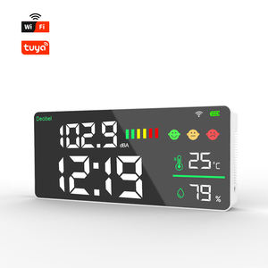 DM165A Tuya Wifi Écran LED Affichage Mural Sonomètre et Analyseur de CO2 - Product Image 1