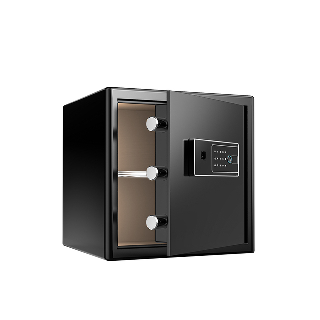 Biometric Fingerprint & Password Dual-Verification Safe Box with Fireproof and Waterproof