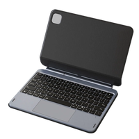 Clavier Magique de Style Ordinateur Portable pour iPad Pro 13 Pouces M5(2025) M4(2024) avec Rétroéclairage 7 Couleurs pour une Excellente Expérience de Frappe MK024