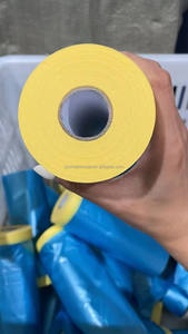 Premium 1.5X25m Película adhesiva <span class=keywords><strong>de</strong></span> plástico pregrabada azul para <span class=keywords><strong>pintores</strong></span> Protección al aire libre <span class=keywords><strong>de</strong></span> 14 días sin aplicación <span class=keywords><strong>de</strong></span> pulverización <span class=keywords><strong>de</strong></span> residuos - Product Image 4