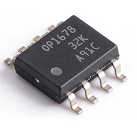 Amplificateurs Opa1678idr originaux 50mA 2 500uV 9V/us 10pA 110dB 16MHz 2mA sortie rail-à-rail SOIC-8-150mil