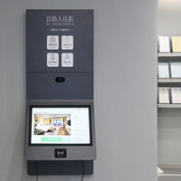 Kiosco de Pared de 21.5 Pulgadas con Cámara para Hotel, Kiosco de Autoregistro, Servicio Express en Interiores con Función SDK