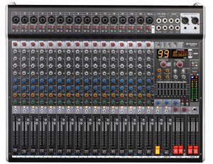 Mezclador de Audio Multicanal de 8, 12 y 16 Canales, Consola de Mezcla de Sonido con Reproducción y Grabación USB BT, Efectos DSP Digitales Integrados - Product Image 3