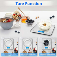 Balance de cuisine électronique numérique en acier inoxydable de haute précision, grande capacité 5KG/1G, étanche, pour usage domestique, certifiée CE, OEM/ODM