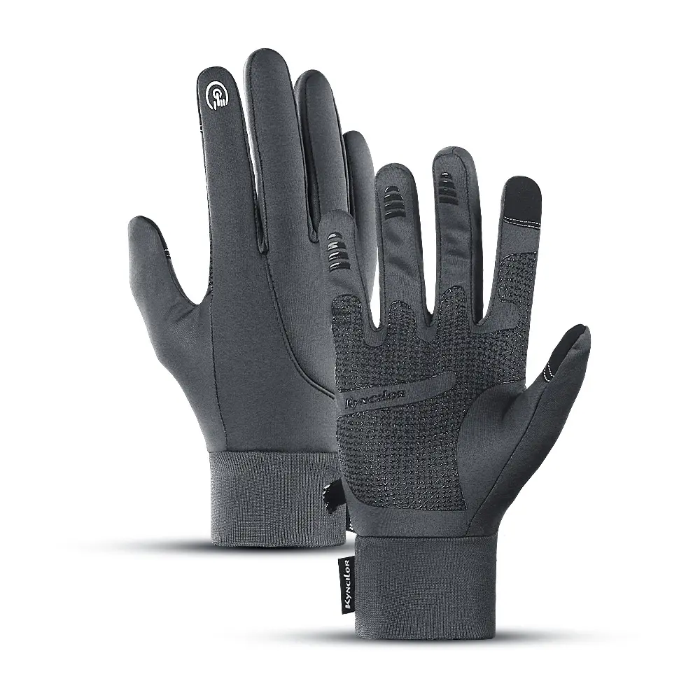 Outdoor sport winter windproof waterproof running cycling touchscreen gloves for men women