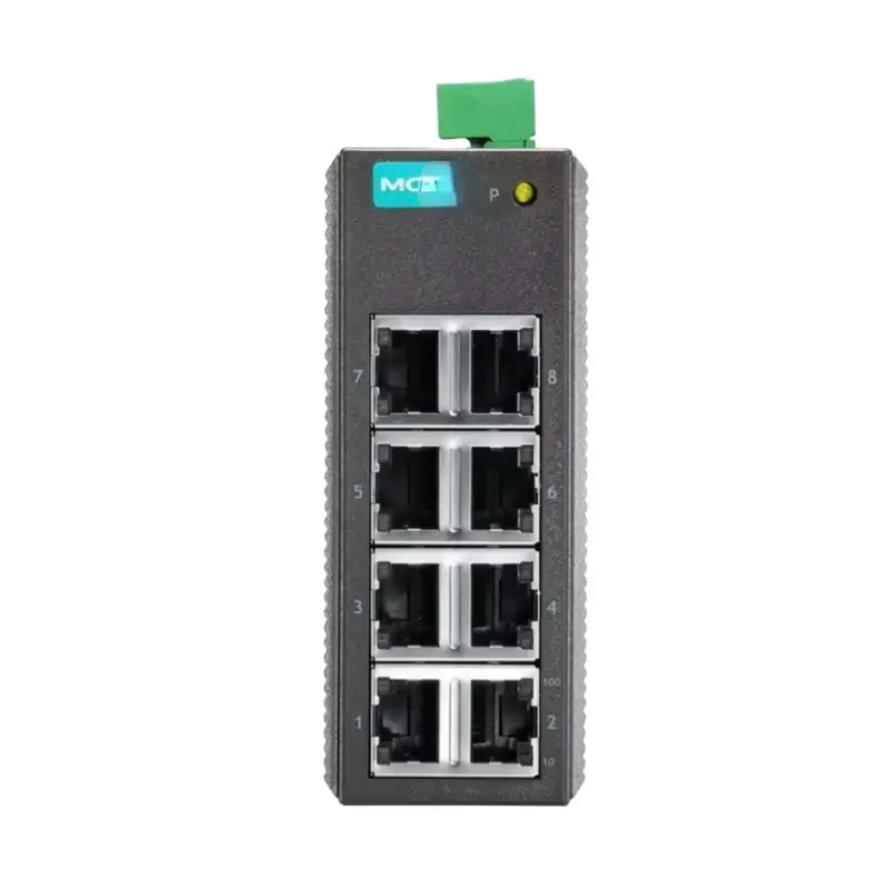 Công tắc 8 cổng EDS-208 công tắc Ethernet không được quản lý cấp nhập cảnh với 8 10/100BaseT x Cổng Công Nghiệp 10/100Mb Mạng RS485 233