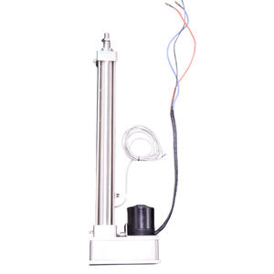 Servomoteur AC personnalisé Servomoteur <span class=keywords><strong>pas</strong></span> <span class=keywords><strong>à</strong></span> <span class=keywords><strong>pas</strong></span> Vérin électrique Vis Tige de poussée Télescopique Vérin de poussée Module coulissant Plc - Product Image 3