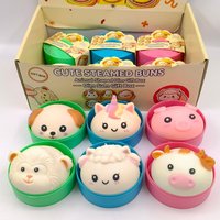 2026 Jouet Squishy en gros, en EVA, Licorne Arc-en-ciel, Animal, Boulette de soupe simulée, Boîte anti-stress sensorielle 14+
