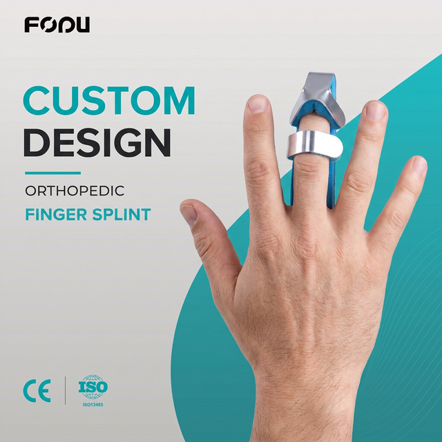 Wholesale Finger Splint Support Brace Stabilizer for Broken Fingers Straightening Arthritis Knuckle Immobilization Aluminum