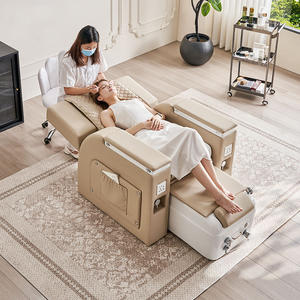 Moderne profession elle Fuß maniküre Spa Salon Massage tragbar ohne Sanitär rosa elektrische Liege Pediküre Stuhl - Product Image 3