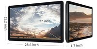 Monitor Táctil Android 11 de 27 Pulgadas, Tablet 16:9 FHD 1080P con WiFi y Bluetooth, Altavoces Integrados, RK3568, 4GB de RAM y 32GB de ROM