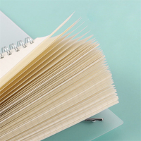 Classeur à anneaux réutilisable en PVC A5 A6 pour bureau, école, agenda hebdomadaire, carnet de notes en papier recyclé, sac Opp, Promotion, carnet d'adresse OEM