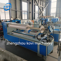 Machine de découpe et de refendage de rouleaux de tissu, de cuir et de ruban, à commande PLC