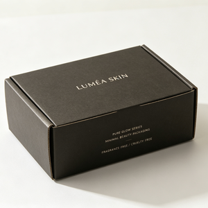 Premium Beauty Kraft Corrugated Custom Printed Mailer <b>Box</b> Matt Lamination for Skincare Brands Perfume Makeup Personal Care - Product Image 1