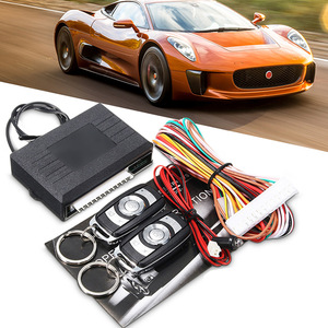 Universal Car Anti-theft Alarm 12V <b>Remote</b> Central Door <b>Lock</b> With 2x Key Fobs Hazard Lights Alarm For All Cars - Product Image 1