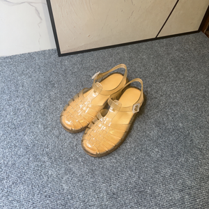 Sandales romaines tissées rétro tendance pour femmes, chaussures en EVA respirantes, imperméables et durables - Product Image 4