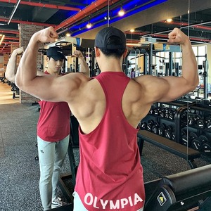 Canotta Sportiva da Uomo Ossian, Trendy e Comoda, in Puro Cotone Leggero, con Motivo a Lettere, per Palestra, Corsa e Allenamento, Prodotta in Cina - Product Image 2