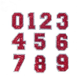 5CM Iron on Glitter Embroidery Shiny Number Letter Patch for DIY Decoration - Product Image 4
